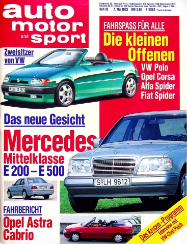 Deckblatt Auto Motor und Sport (10/1993)